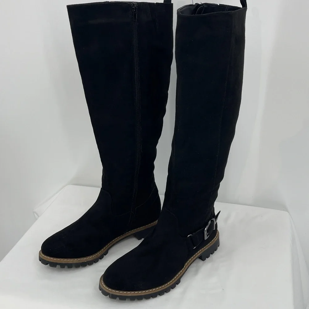 COMFORT EST 1946 Black Knee-High Women's Boots SIZE 7